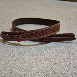 Vogt Silversmiths Basketweave Ranger Belt